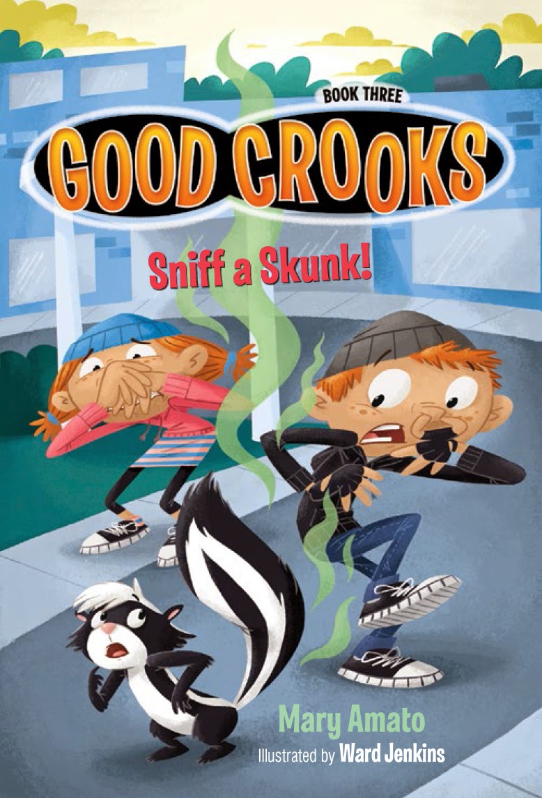 Guest Post: Mary Amato on Behind the Scenes of the Art in Good Crooks